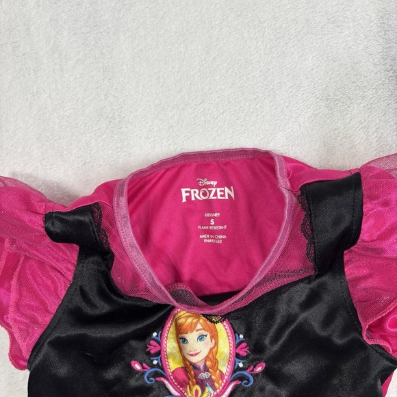 Disney Frozen Anna Nightgown Girls Size Small Flame Resistant Dress - Picture 3 of 7